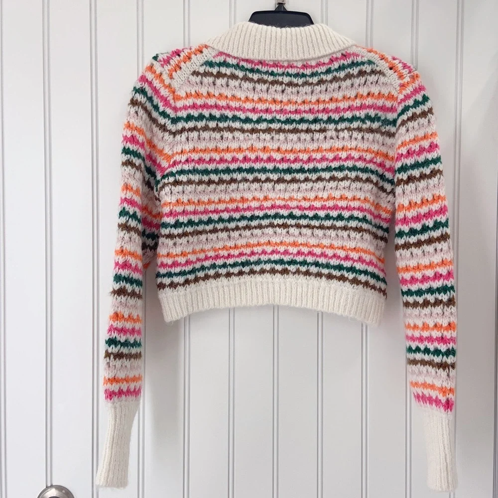 Zara strip knit cardigan - Picture 2 of 14